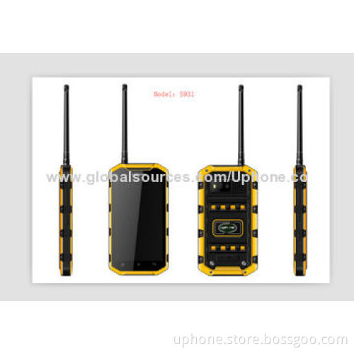 5.0-inch Rugged Waterproof Phones, IP68 with NFC/PTT, Walkie Talkie, Hardear PTT, Two Way, Ruggear